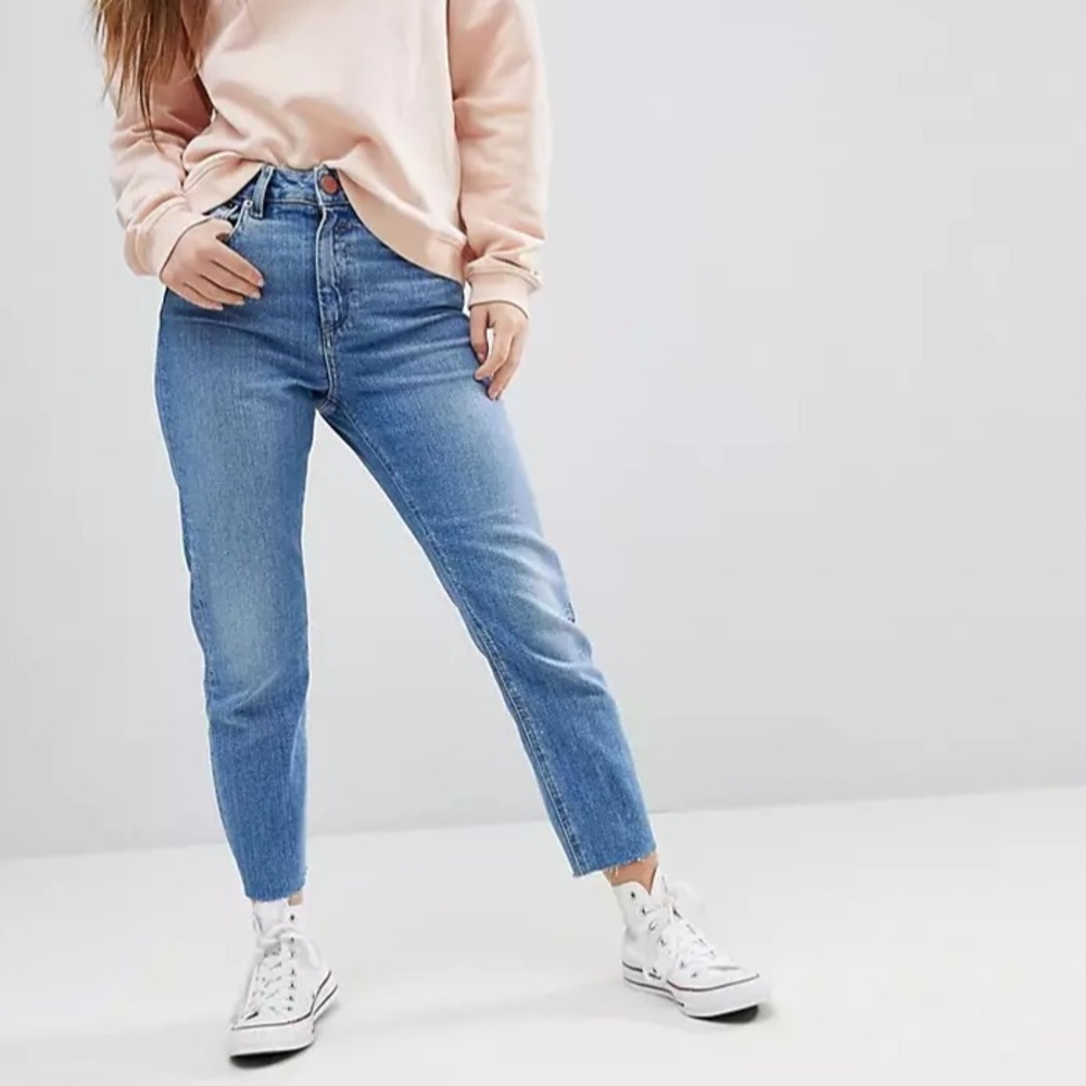 ASOS PETITE Farleigh High Waist Slim Mom Jeans